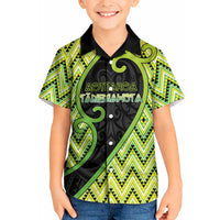 Custom Aotearoa Atua Tanemahuta Kid Hawaiian Shirt God Of Forests Koru Patterns Koru Patterns
