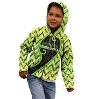 Custom Aotearoa Atua Tanemahuta Kid Hoodie God Of Forests Koru Patterns Koru Patterns