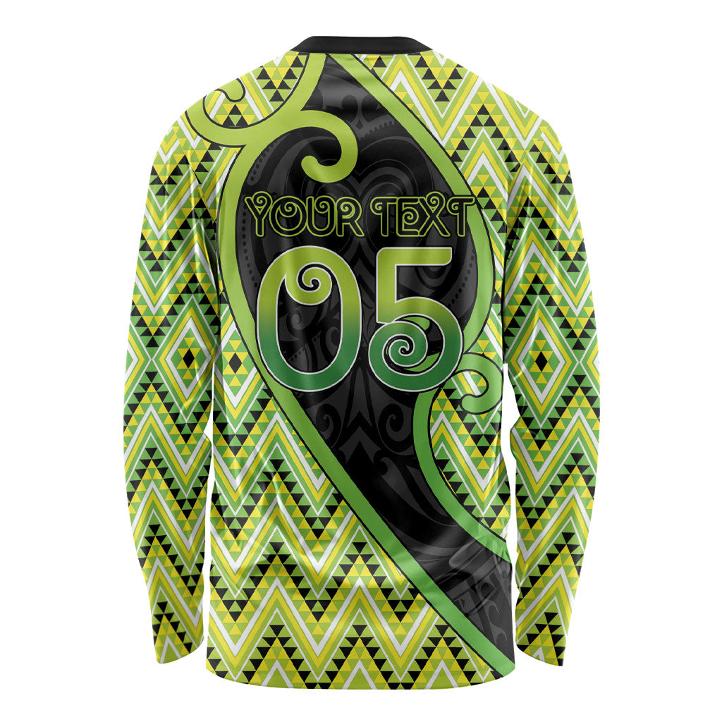 Custom Aotearoa Atua Tanemahuta Long Sleeve Shirt God Of Forests Koru Patterns Koru Patterns