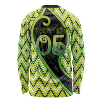 Custom Aotearoa Atua Tanemahuta Long Sleeve Shirt God Of Forests Koru Patterns Koru Patterns