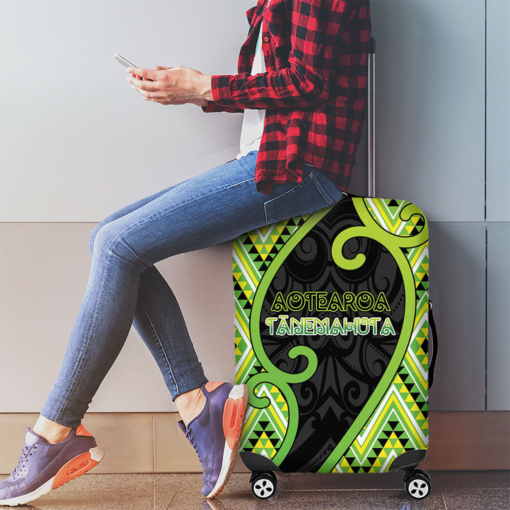 Aotearoa Atua Tanemahuta Luggage Cover God Of Forests Koru Patterns Koru Patterns