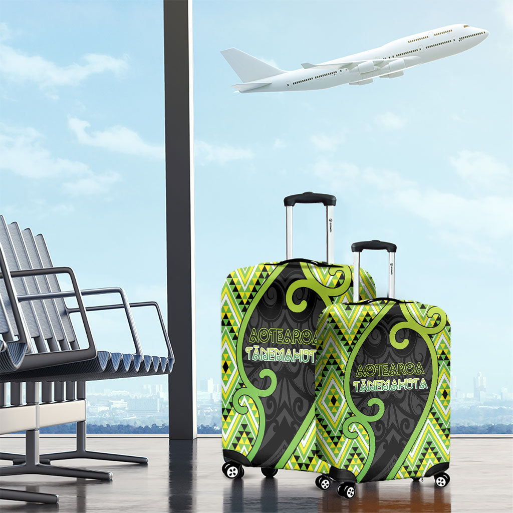 Aotearoa Atua Tanemahuta Luggage Cover God Of Forests Koru Patterns Koru Patterns