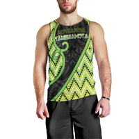Custom Aotearoa Atua Tanemahuta Men Tank Top God Of Forests Koru Patterns Koru Patterns