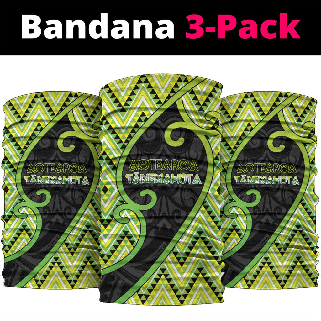 Aotearoa Atua Tanemahuta Neck Gaiter God Of Forests Koru Patterns Koru Patterns