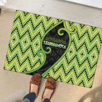 Aotearoa Atua Tanemahuta Rubber Doormat God Of Forests Koru Patterns Koru Patterns