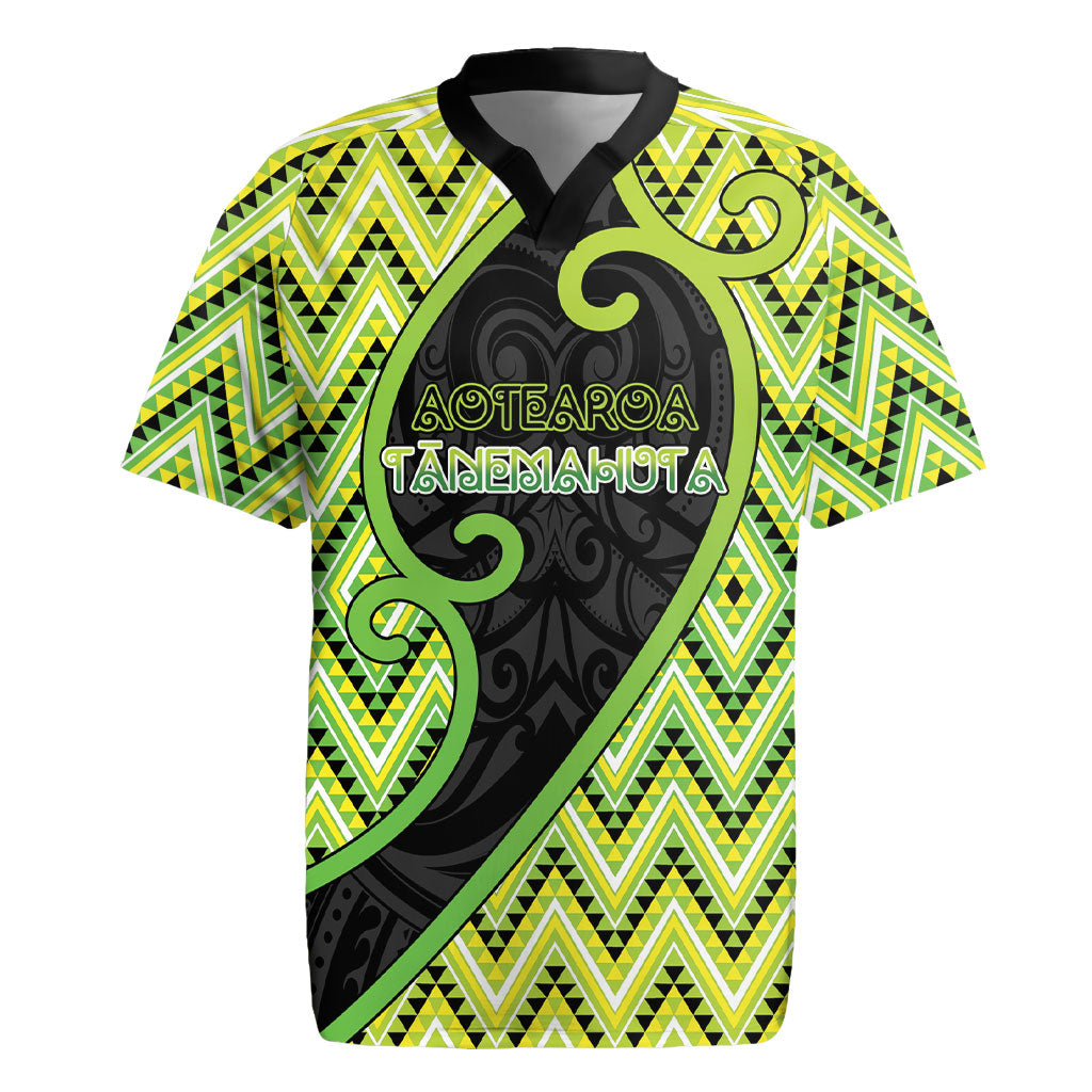 Custom Aotearoa Atua Tanemahuta Rugby Jersey God Of Forests Koru Patterns Koru Patterns