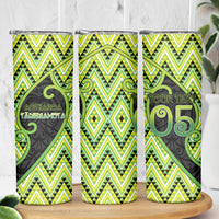 Custom Aotearoa Atua Tanemahuta Skinny Tumbler God Of Forests Koru Patterns Koru Patterns