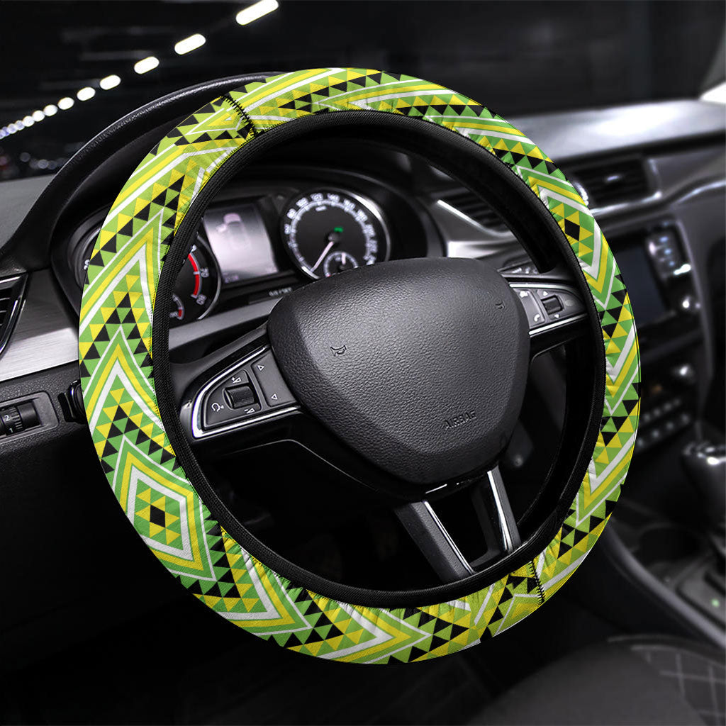 Aotearoa Atua Tanemahuta Steering Wheel Cover God Of Forests Koru Patterns Koru Patterns