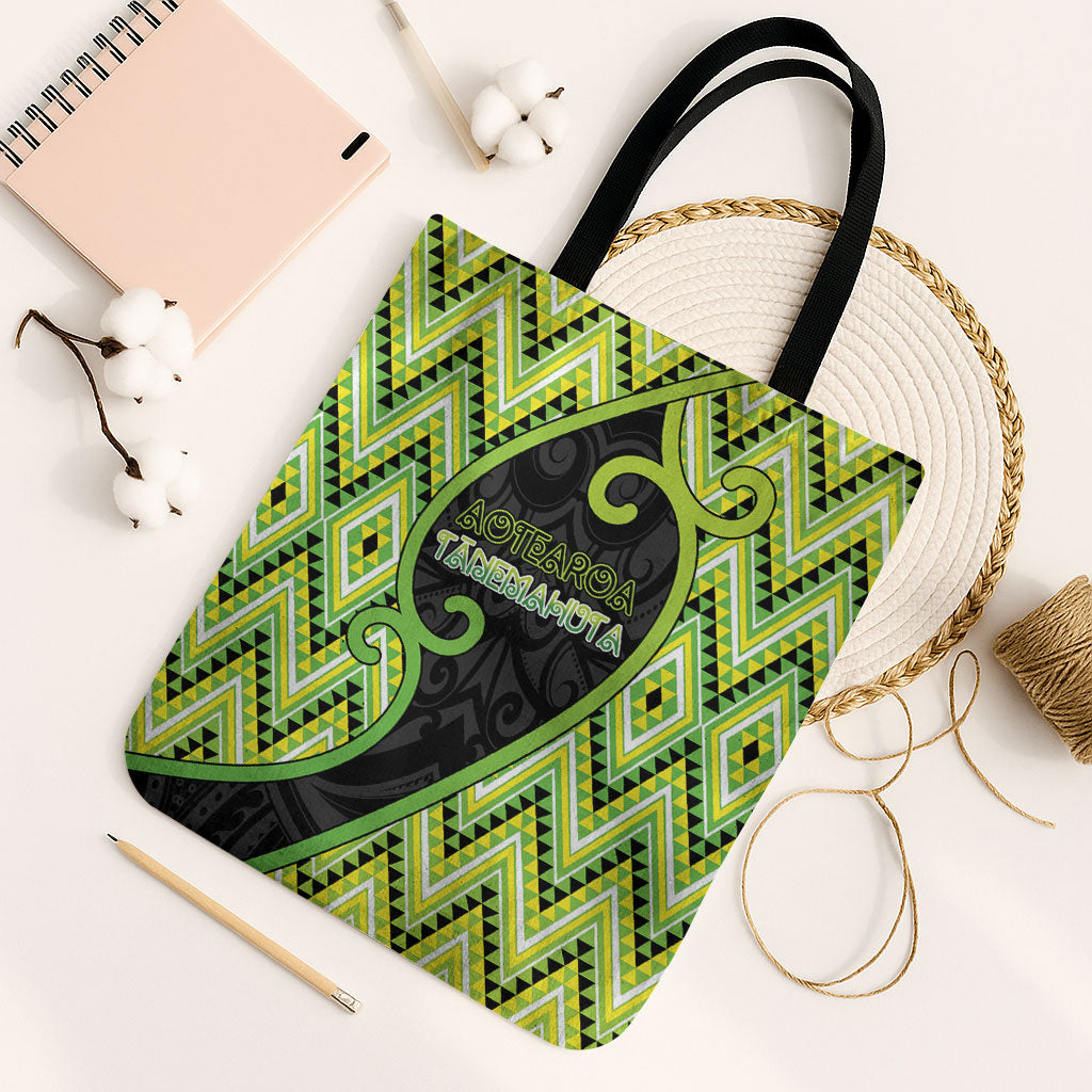 Aotearoa Atua Tanemahuta Tote Bag God Of Forests Koru Patterns Koru Patterns