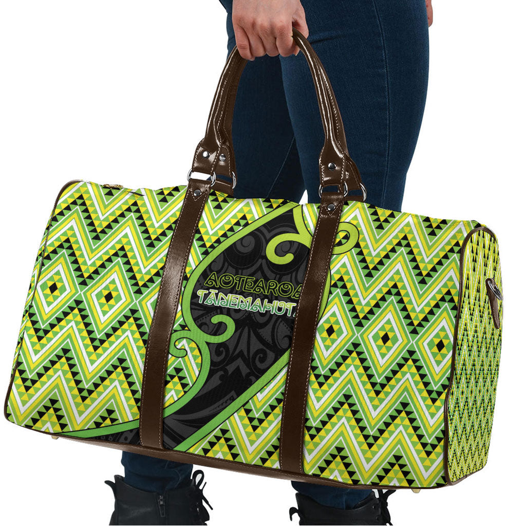 Aotearoa Atua Tanemahuta Travel Bag God Of Forests Koru Patterns Koru Patterns