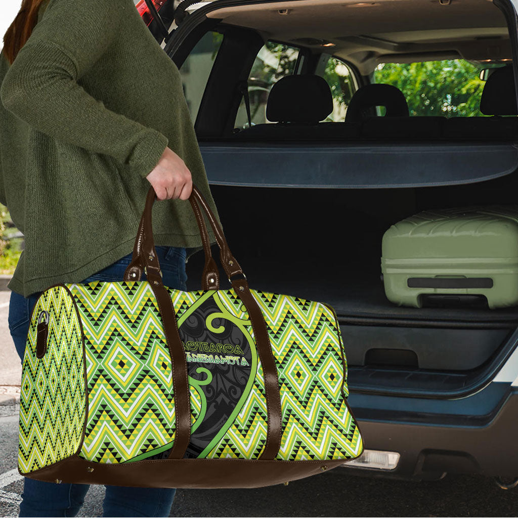 Aotearoa Atua Tanemahuta Travel Bag God Of Forests Koru Patterns Koru Patterns