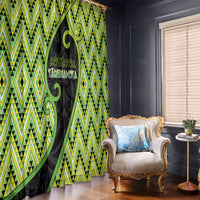 Aotearoa Atua Tanemahuta Window Curtain God Of Forests Koru Patterns Koru Patterns
