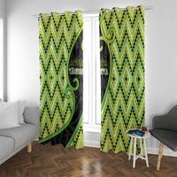 Aotearoa Atua Tanemahuta Window Curtain God Of Forests Koru Patterns Koru Patterns