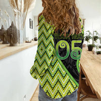 Custom Aotearoa Atua Tanemahuta Women Casual Shirt God Of Forests Koru Patterns Koru Patterns
