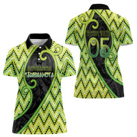 Custom Aotearoa Atua Tanemahuta Women Polo Shirt God Of Forests Koru Patterns Koru Patterns