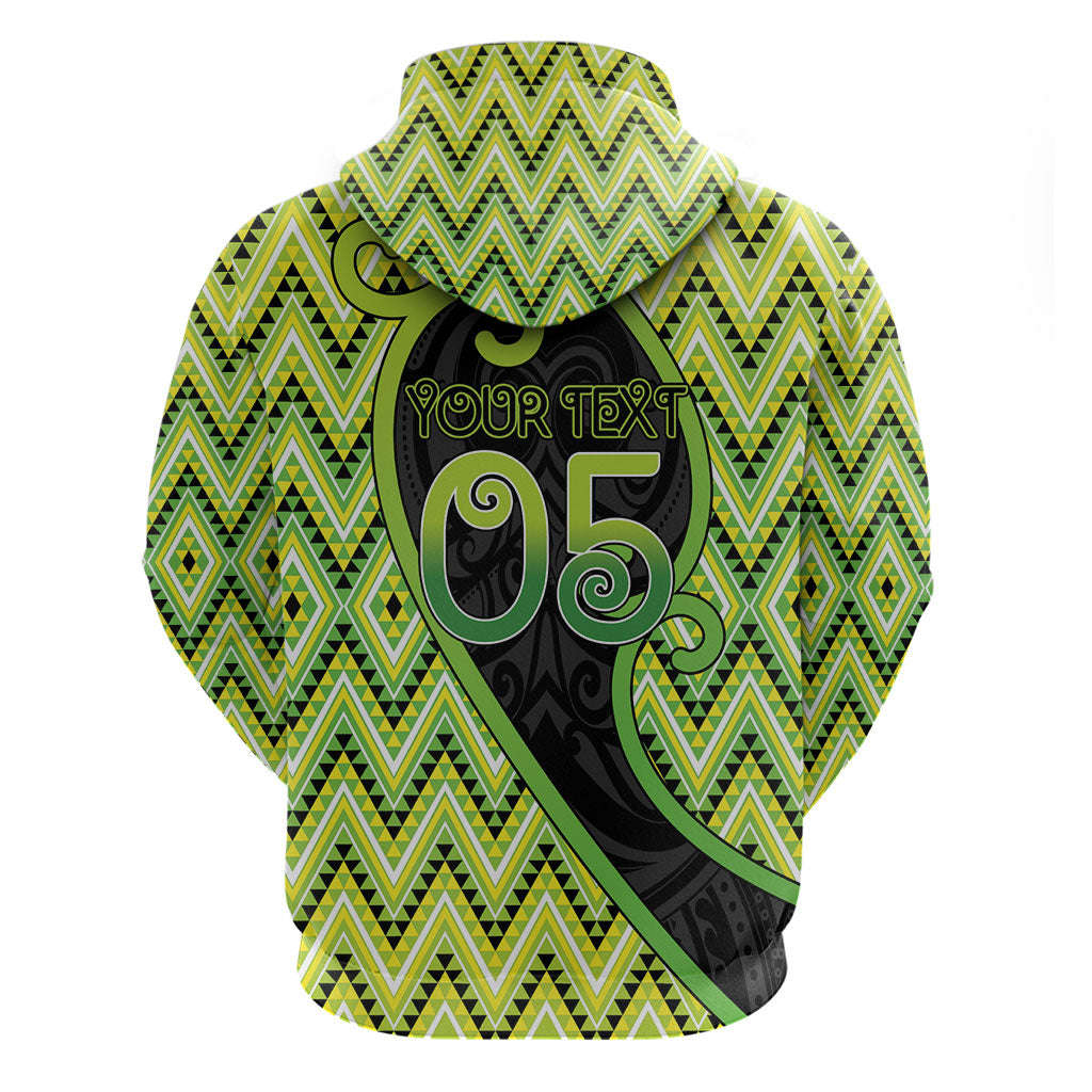 Custom Aotearoa Atua Tanemahuta Zip Hoodie God Of Forests Koru Patterns Koru Patterns