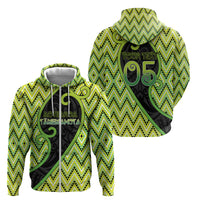 Custom Aotearoa Atua Tanemahuta Zip Hoodie God Of Forests Koru Patterns Koru Patterns