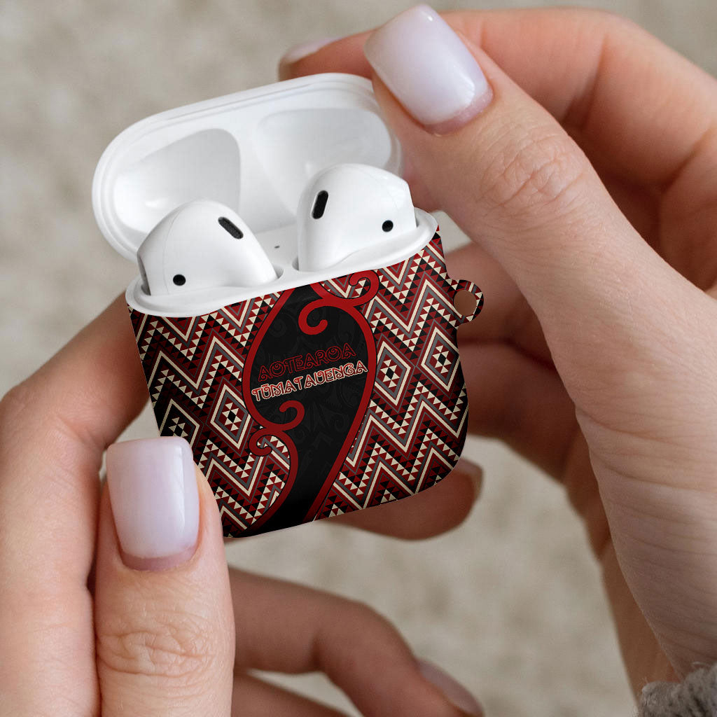 Aotearoa Atua Tumatauenga AirPods Case God Of War Koru Patterns
