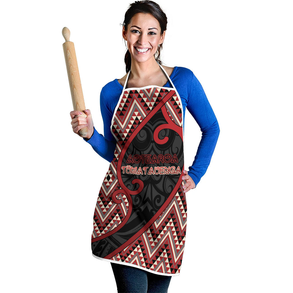 Aotearoa Atua Tumatauenga Apron God Of War Koru Patterns
