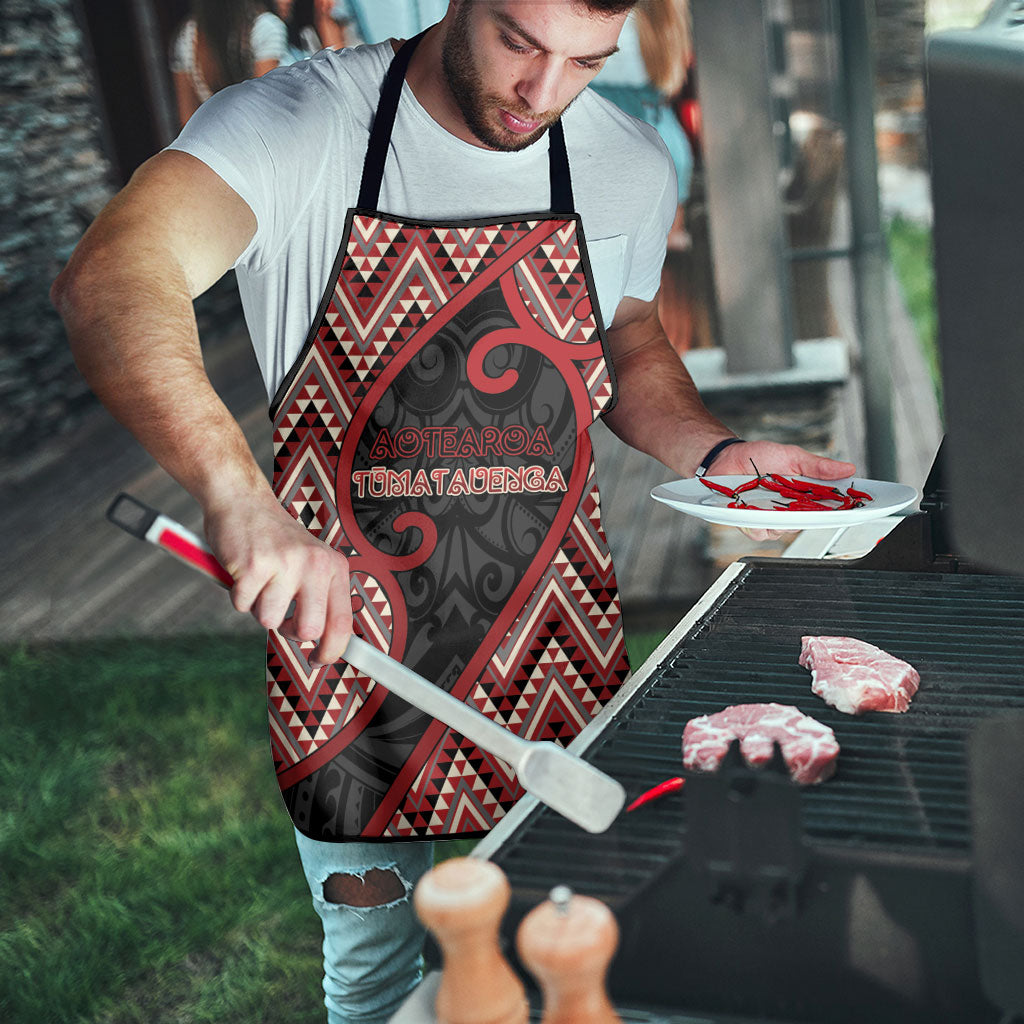 Aotearoa Atua Tumatauenga Apron God Of War Koru Patterns