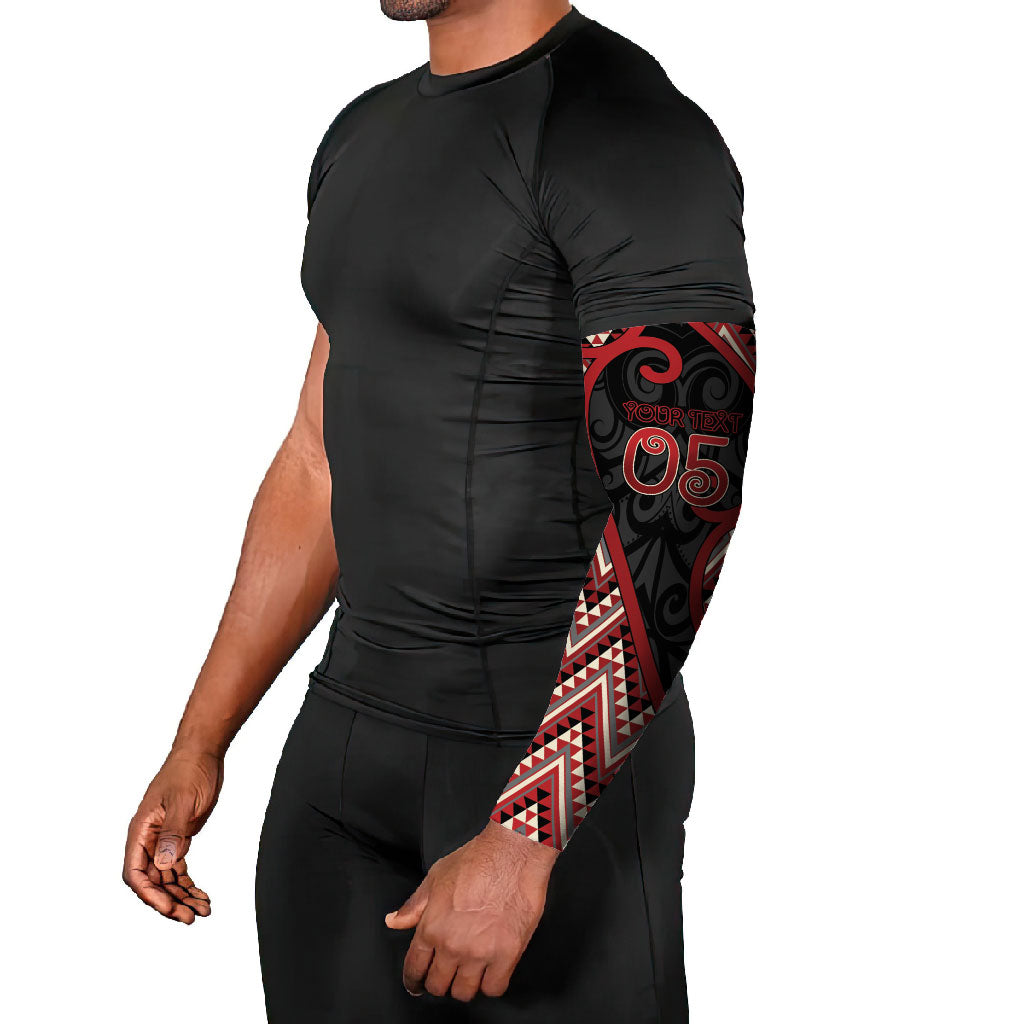 Custom Aotearoa Atua Tumatauenga Arm Sleeves God Of War Koru Patterns