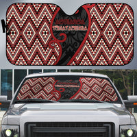 Aotearoa Atua Tumatauenga Auto Sun Shade God Of War Koru Patterns