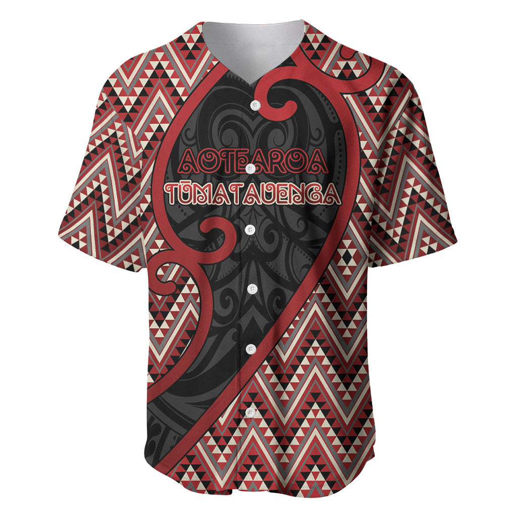 Custom Aotearoa Atua Tumatauenga Baseball Jersey God Of War Koru Patterns