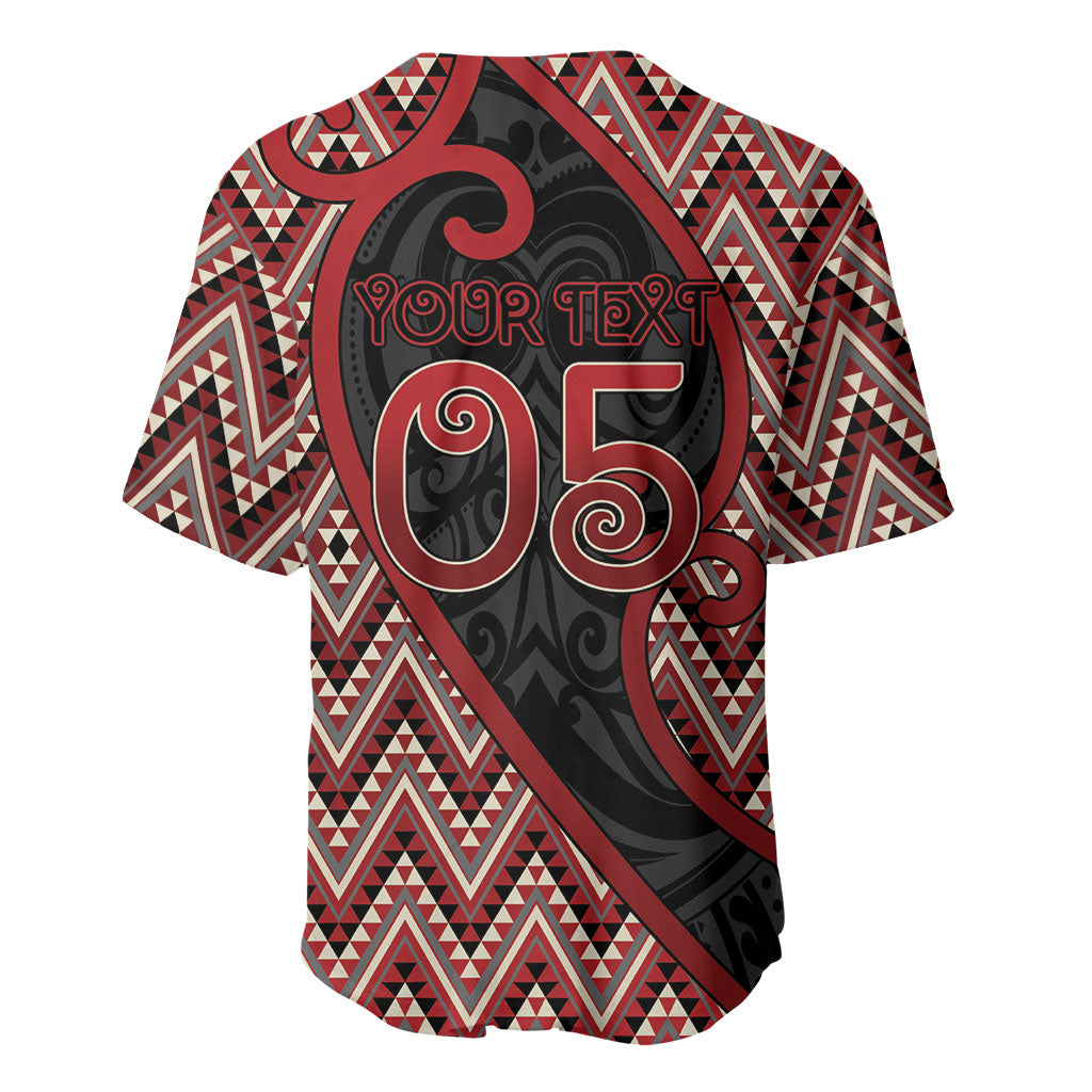 Custom Aotearoa Atua Tumatauenga Baseball Jersey God Of War Koru Patterns