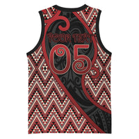 Custom Aotearoa Atua Tumatauenga Basketball Jersey God Of War Koru Patterns