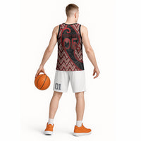 Custom Aotearoa Atua Tumatauenga Basketball Jersey God Of War Koru Patterns