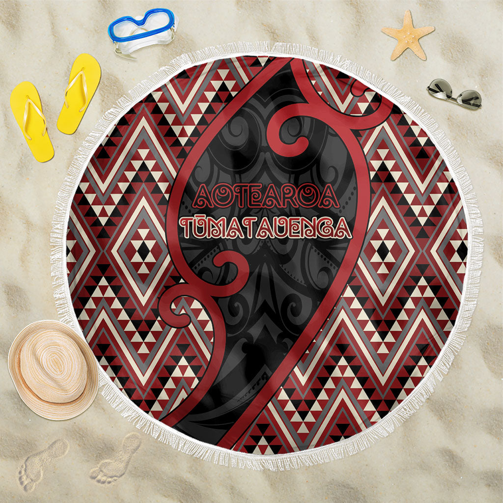 Aotearoa Atua Tumatauenga Beach Blanket God Of War Koru Patterns