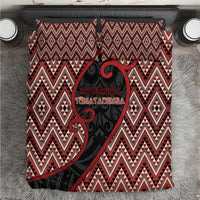 Aotearoa Atua Tumatauenga Bedding Set God Of War Koru Patterns