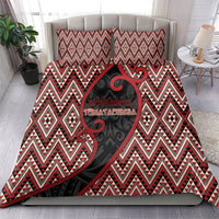 Aotearoa Atua Tumatauenga Bedding Set God Of War Koru Patterns