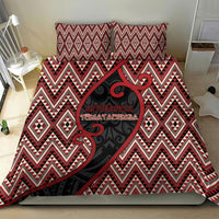 Aotearoa Atua Tumatauenga Bedding Set God Of War Koru Patterns