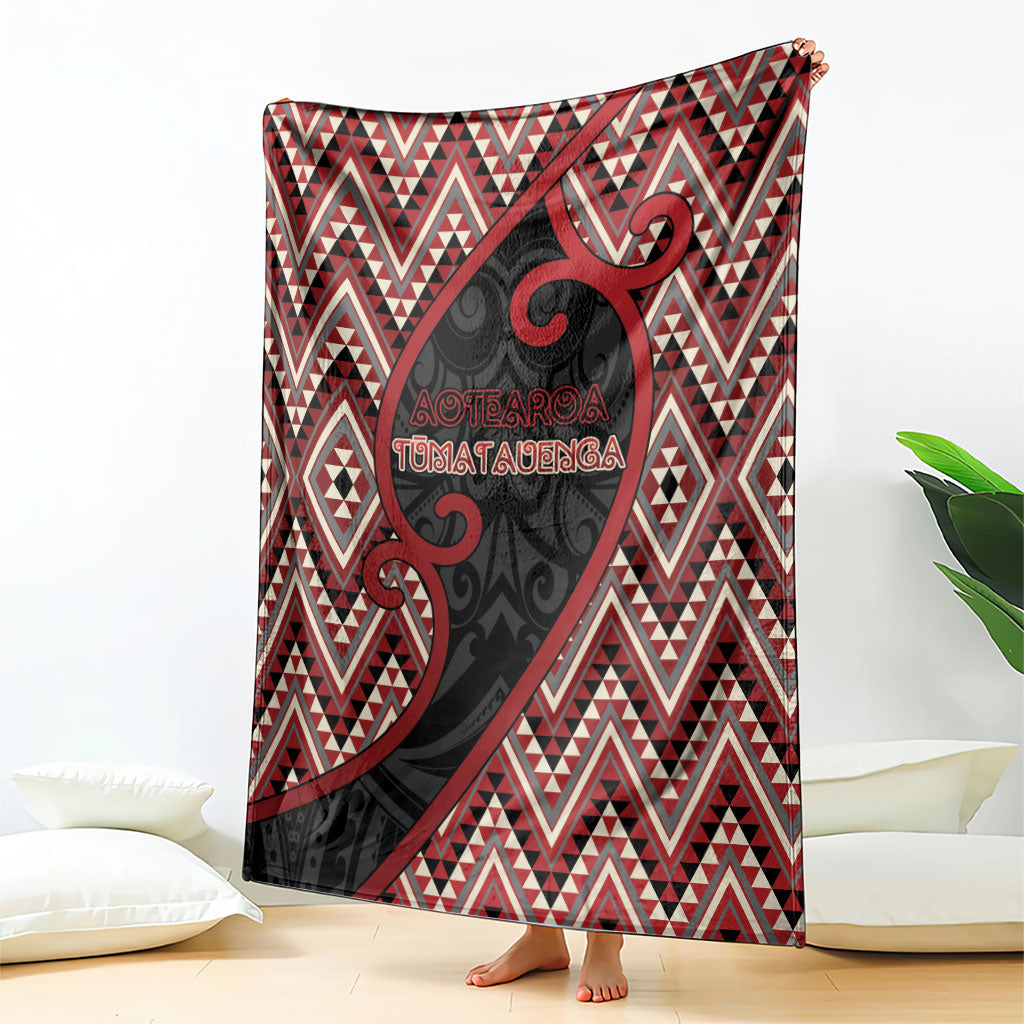 Aotearoa Atua Tumatauenga Blanket God Of War Koru Patterns