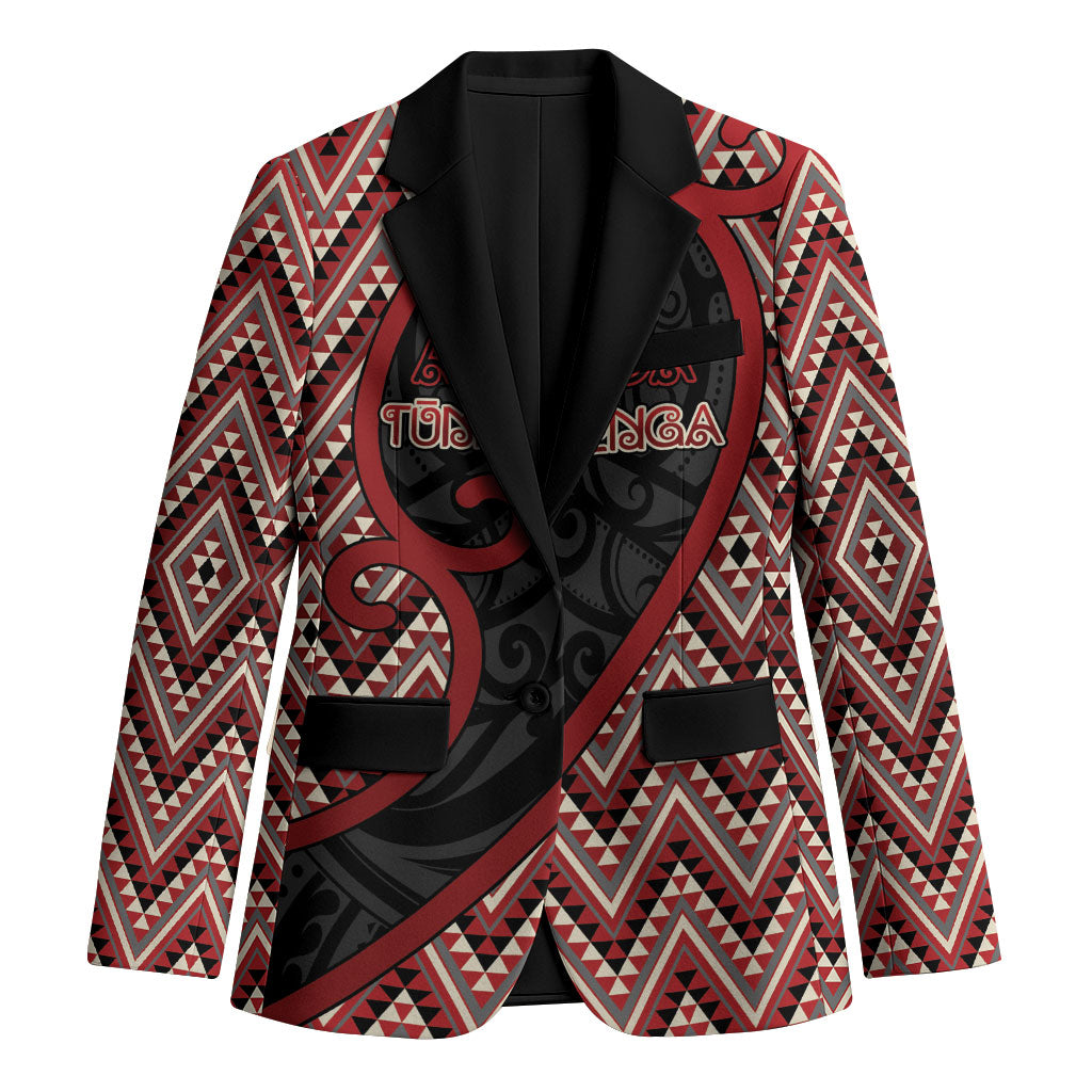 Custom Aotearoa Atua Tumatauenga Blazer God Of War Koru Patterns