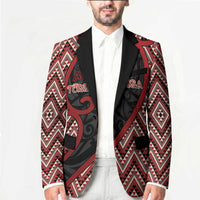 Custom Aotearoa Atua Tumatauenga Blazer God Of War Koru Patterns