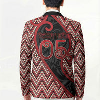 Custom Aotearoa Atua Tumatauenga Blazer God Of War Koru Patterns