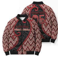 Custom Aotearoa Atua Tumatauenga Bomber Puffer Jacket God Of War Koru Patterns