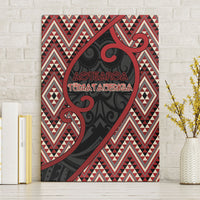 Aotearoa Atua Tumatauenga Canvas Wall Art God Of War Koru Patterns