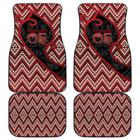 Custom Aotearoa Atua Tumatauenga Car Mats God Of War Koru Patterns