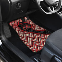 Custom Aotearoa Atua Tumatauenga Car Mats God Of War Koru Patterns