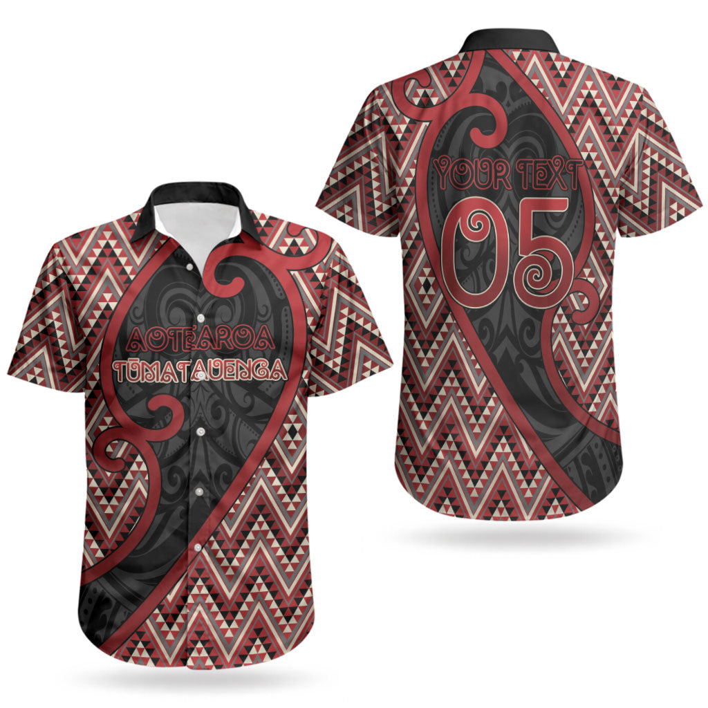Custom Aotearoa Atua Tumatauenga Couples Matching Puletasi and Hawaiian Shirt God Of War Koru Patterns