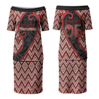 Custom Aotearoa Atua Tumatauenga Family Matching Puletasi and Hawaiian Shirt God Of War Koru Patterns