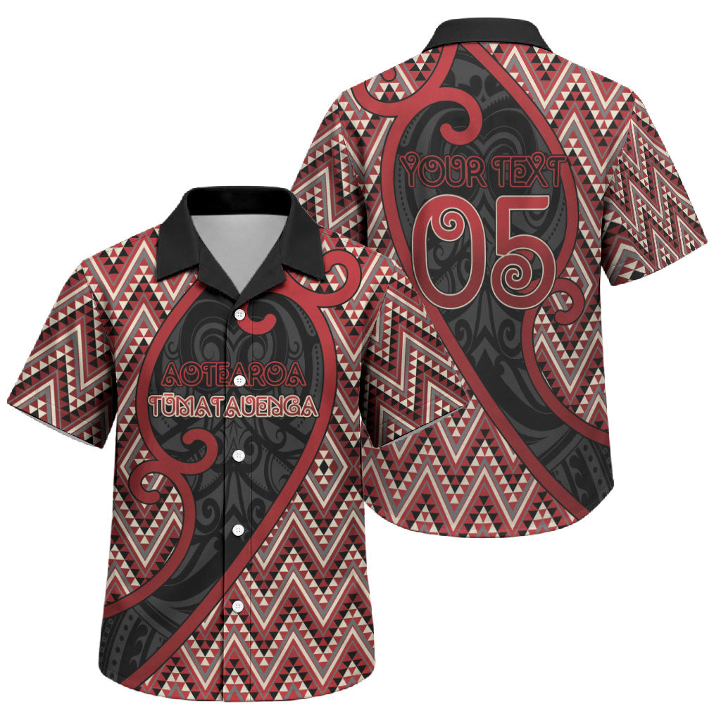 Custom Aotearoa Atua Tumatauenga Family Matching Puletasi and Hawaiian Shirt God Of War Koru Patterns