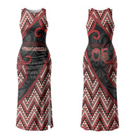 Custom Aotearoa Atua Tumatauenga Family Matching Tank Maxi Dress and Hawaiian Shirt God Of War Koru Patterns