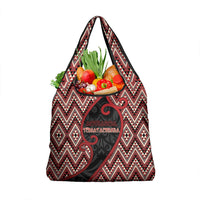 Aotearoa Atua Tumatauenga Grocery Bag God Of War Koru Patterns