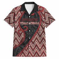 Custom Aotearoa Atua Tumatauenga Hawaiian Shirt God Of War Koru Patterns