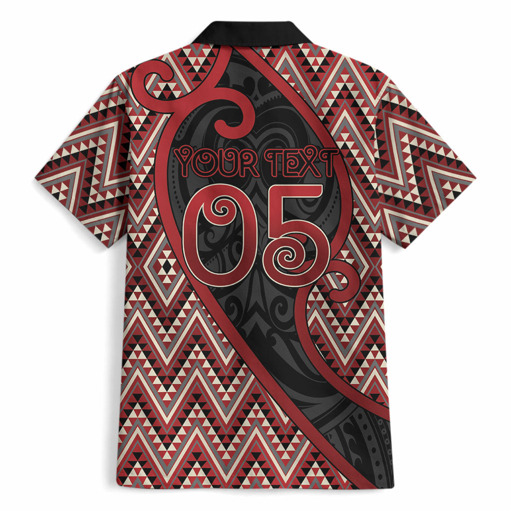 Custom Aotearoa Atua Tumatauenga Hawaiian Shirt God Of War Koru Patterns