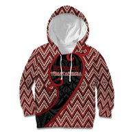 Custom Aotearoa Atua Tumatauenga Kid Hoodie God Of War Koru Patterns